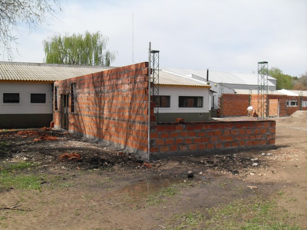 Construcción de aulas en Tres Arroyos